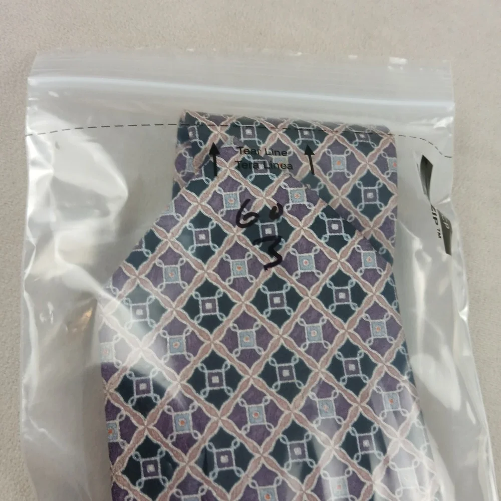 Farrentino Ferre 3.5x60 Mens Tie Silk‎ Textured Geometric